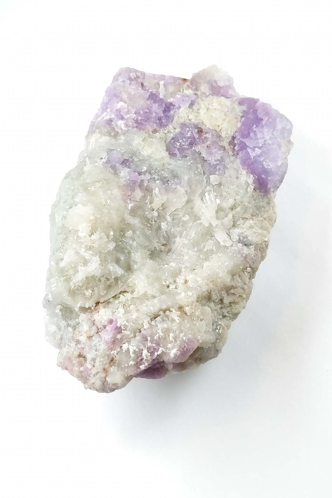 Pale Lilac Hackmanite on White Matrix 105mm 204g