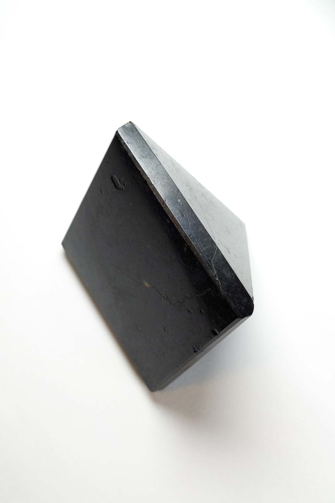 Polished Black Tourmaline Pyramid 54mm 153g