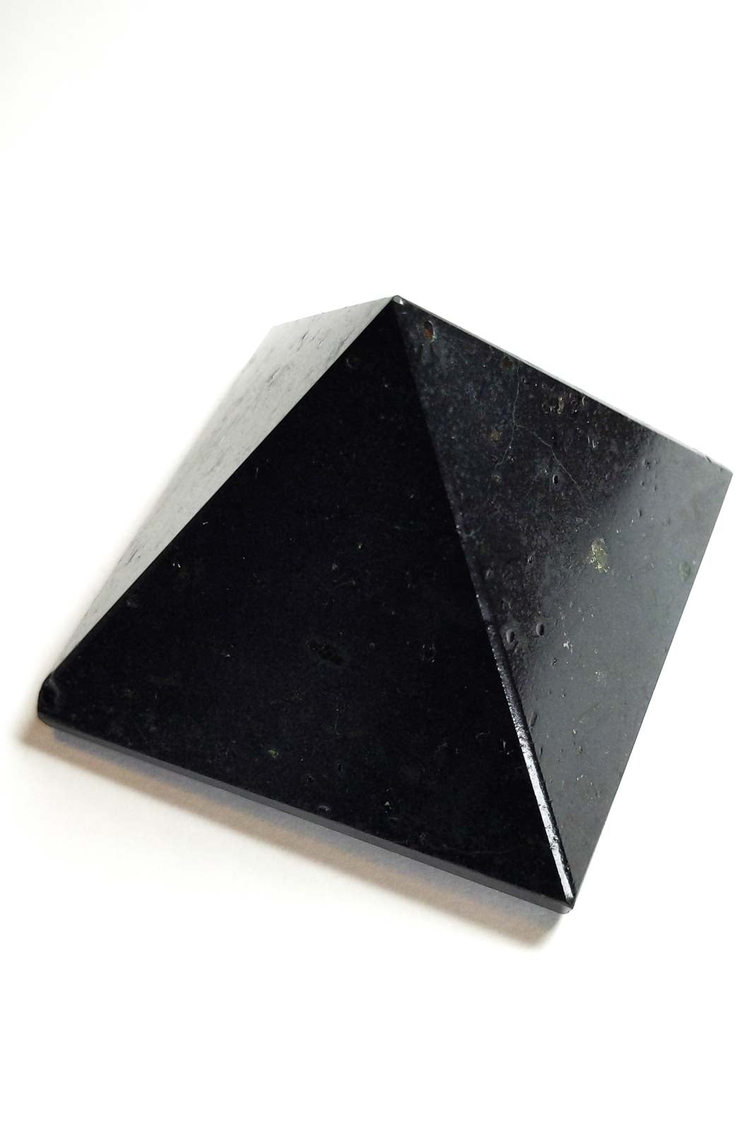 Polished Black Tourmaline Pyramid 54mm 153g