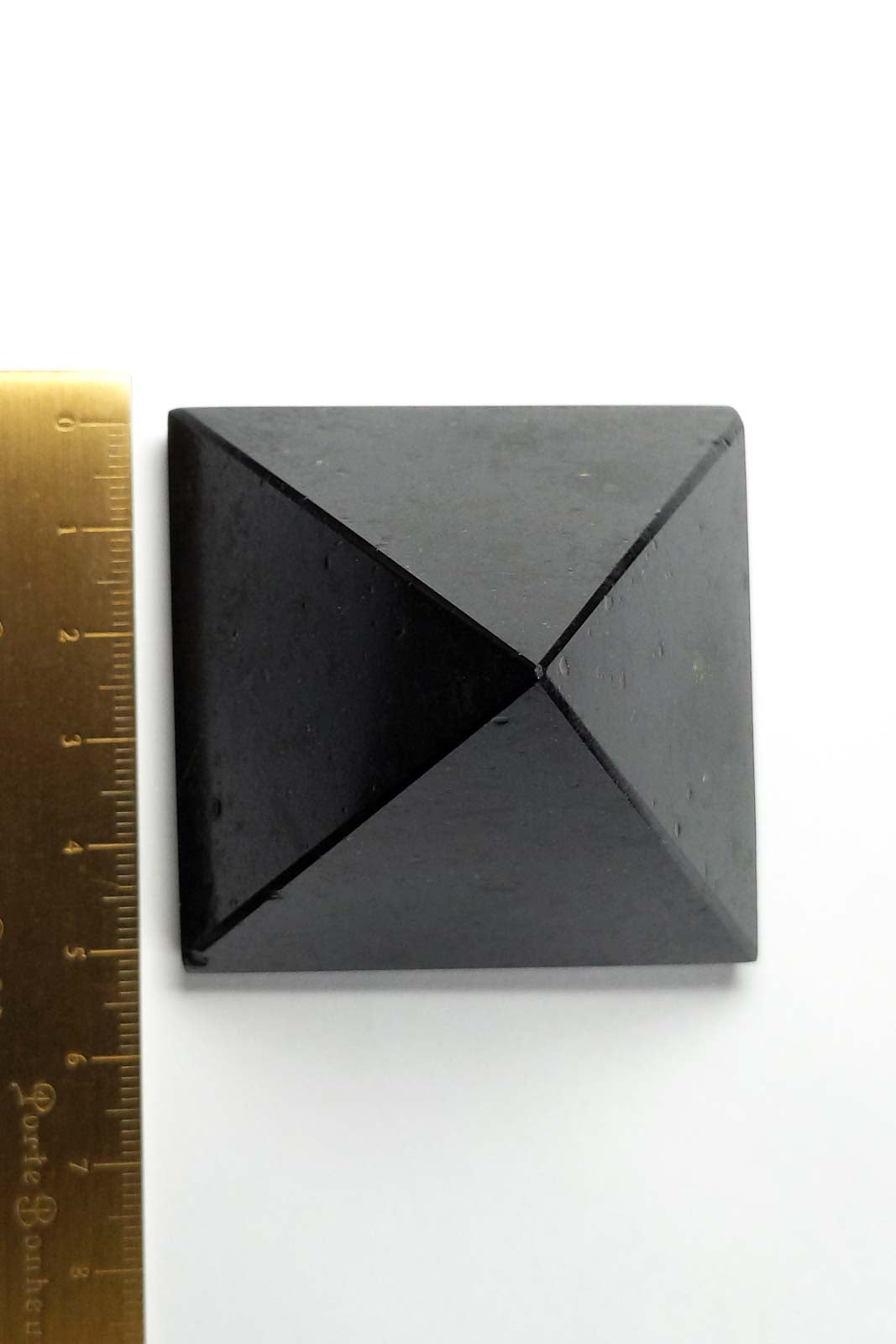 Polished Black Tourmaline Pyramid 54mm 153g