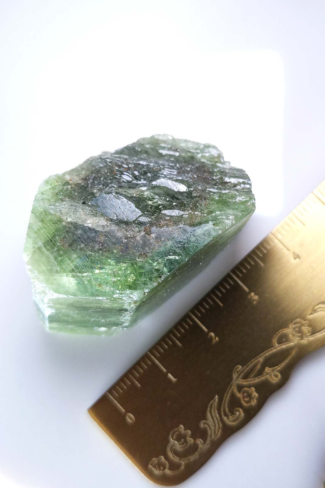 Yellow-Green Chrome Diopside Rough 44mm 47g