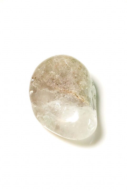 Zambian Witches’ Finger Quartz Polished Pebble 30mm 12g