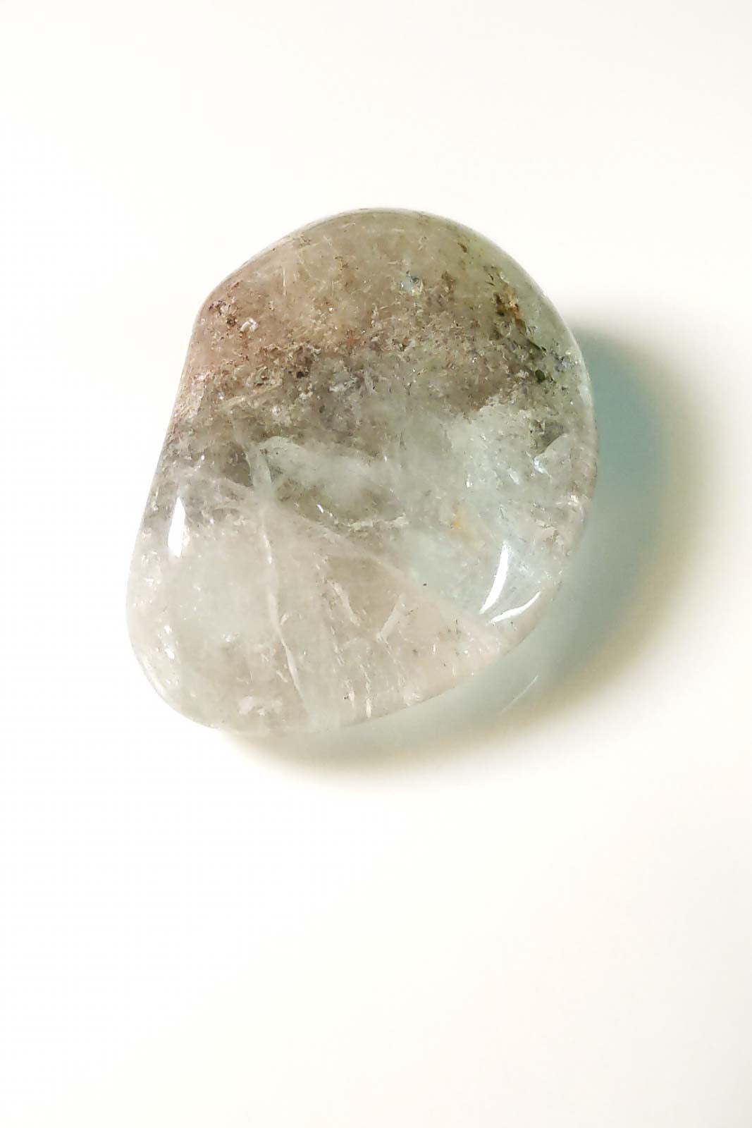 Zambian Witches’ Finger Quartz Polished Pebble 30mm 12g